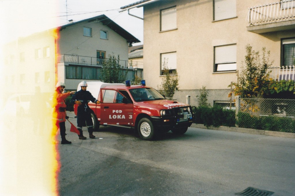 Sektorska vaja v Mengšu - Levčeva ulica
